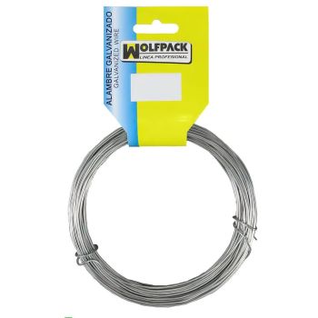 Alambre Galvanizado (Rollo 250 gramos  / 90 metros) Nº 1/0,6 mm.