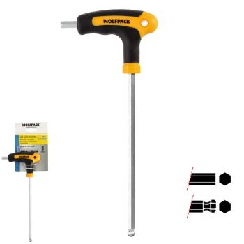 Llave Allen Con Bola Mango Forma T 8,0 mm. Con Colgador