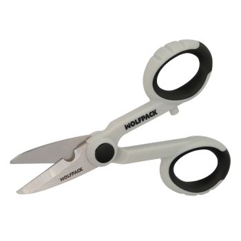 Tijeras Electricista 140 mm. Mango TPR No tension