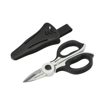 Tijeras Electricista 155 mm. Mango TPR Plus No tension Con Funda