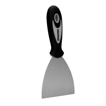 Espatula Acero Inoxidable 50 mm. Mango de Goma