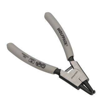 Alicates Arandelas Exteriores Curvo 125 mm. Acero Din 5254