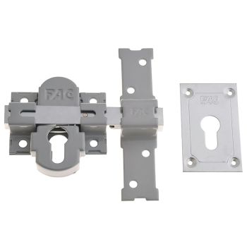 Cerrojo Fac 311-l/ 80 Plata Sin Cilindro