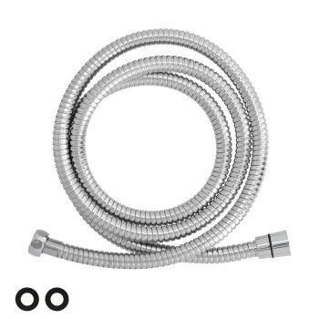 Flexo Ducha Acero Inoxidable Extensible 1,7 a 2,0 Metros Accesorios de Latón