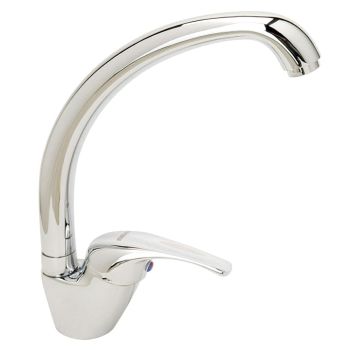 Monomando Fregadero Con Caño Alto Cartucho ceramico Ø 40 mm.