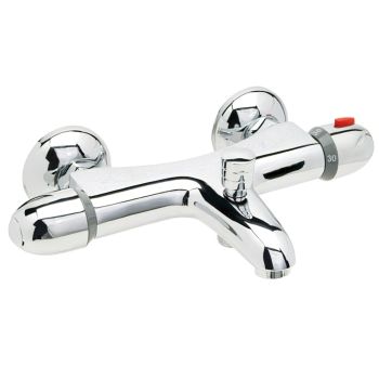 Monomando "Línea Flow" Baño y Ducha Termostático Cartucho Ceramico Ø 40 mm.