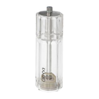 Salero / Molinillo Pimienta Acrílico Ø 4,5 x 16 cm.