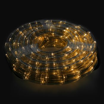 Luces Navidad Tubo Luz Blanca Calida 240 LEDs Uso Exterior / Interior IP44 Rollo 10 Metros