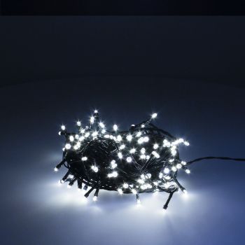 Luces Navidad 180 Leds Color Blanco Frio IP44