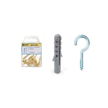 Taco Nº 4 Con Hembrillas Abiertas 17x40 mm. 10 unidades