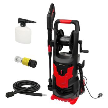 Hidrolimpiadora Alta Presión 180 Bares 2.400 Watt. Con Accesorios y Ruedas