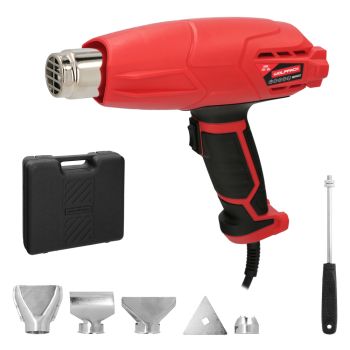 Pistola Aire Caliente 2000 Watt. 2 Potencias Con  Accesorios