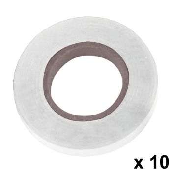 Cinta Atadora 11 x 0,15 mm. x 26 metros Blanco (Pack 10 Rollos)