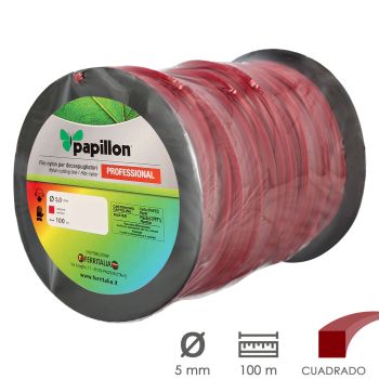 Hilo Nylon Cuadrado Professional Ø 5,0 mm. Rollo 100 metros