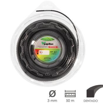 Hilo Nylon Cuadrado Trenzado Professional Ø 3,0 mm. Rollo 50 metros