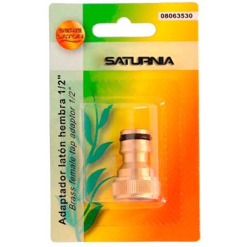 Adaptador Manguera Laton  1/2" Hembra.