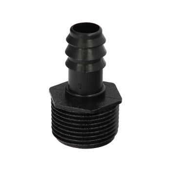 Union Rosca Macho 3/4" A Toma Para Tuberias Goteo Ø 16 mm. (Bolsa 100 Piezas)