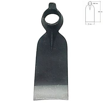 Azada Forjada Sin Mango 210/  460 Gramos