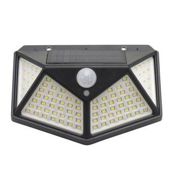 Aplique Solar Led Con Sensor De Luz y De Movimiento 270 Lumenes IP4X