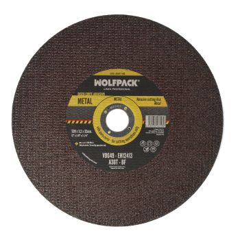 Disco Corte Abrasivo Metal Ø 300 x Ø 32 mm. Espesor 3,2 mm.