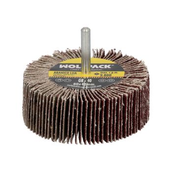 Abanico Lija Grano 40 Medida Ø 80 x 40 mm.