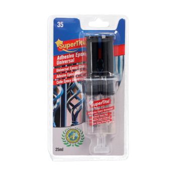 Adhesivo Epoxi 2 Componentes Supertite (Jeringa 25ml)