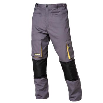 Pantalon de Trabajo Gris/Amarillo Largo Talla 46/48 L