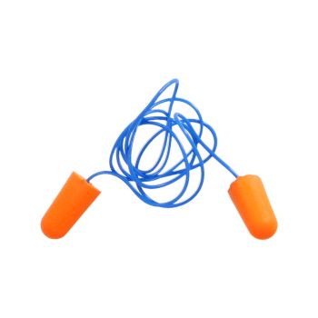 Tapón Espuma Para Oídos Set 2 Tapones Con Cordón SNR 31 dB