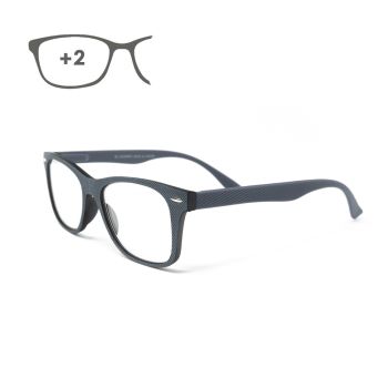 Gafas Lectura Illinois Gris Aumento +2,0