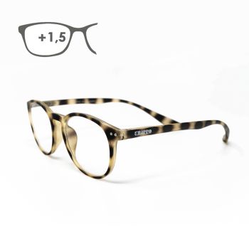 Gafas Lectura Connecticut Estampado Carey Aumento +1,5 Patillas Para Colgar del Cuello