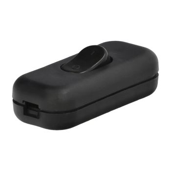 Interruptor 2A De Paso Negro.