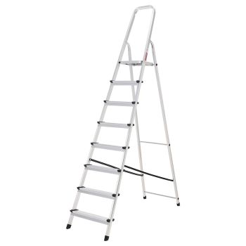Escalera Aluminio Oryx  8 Peldaños Domestica