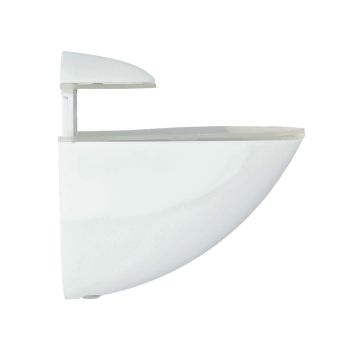 Soporte Pelicano Regulable Para Estante 1 / 35 mm. Blanco  (1 Pieza)