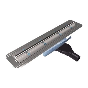 Canal de Ducha Cainox Slim 800 mm Reja Ranurada Inox