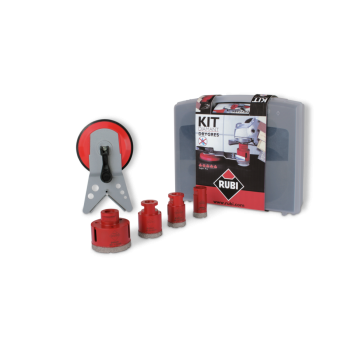 Kit 4 Brocas Rubi DRYGRES — Corte Seco Porcelánico M14
