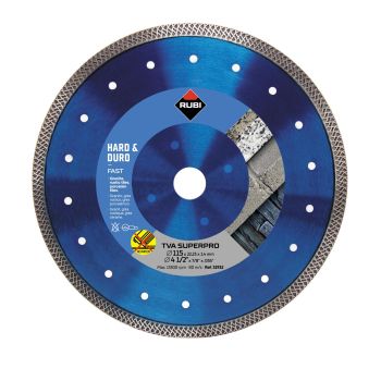 Disco Diamante Rubi TVA 125 mm SUPER PRO — Porcelánico Seco Amoladora